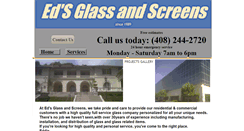 Desktop Screenshot of edsglassandscreens.com